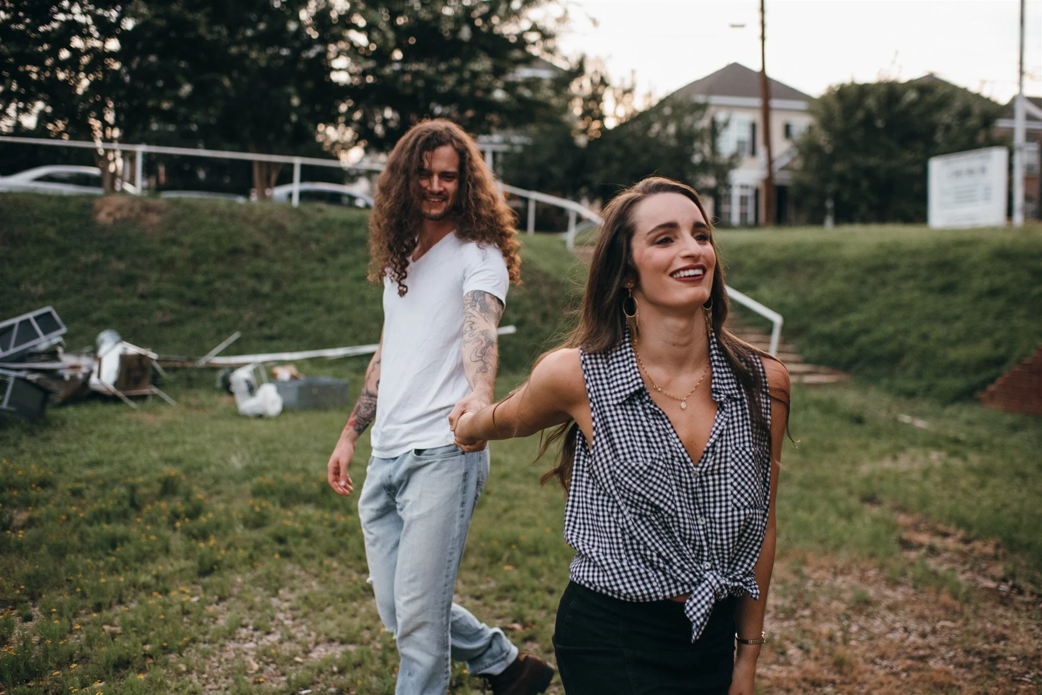 raleigh engagement photographer - rock n roll engagement - north carolina wedding photographer - raleigh wedding photographer