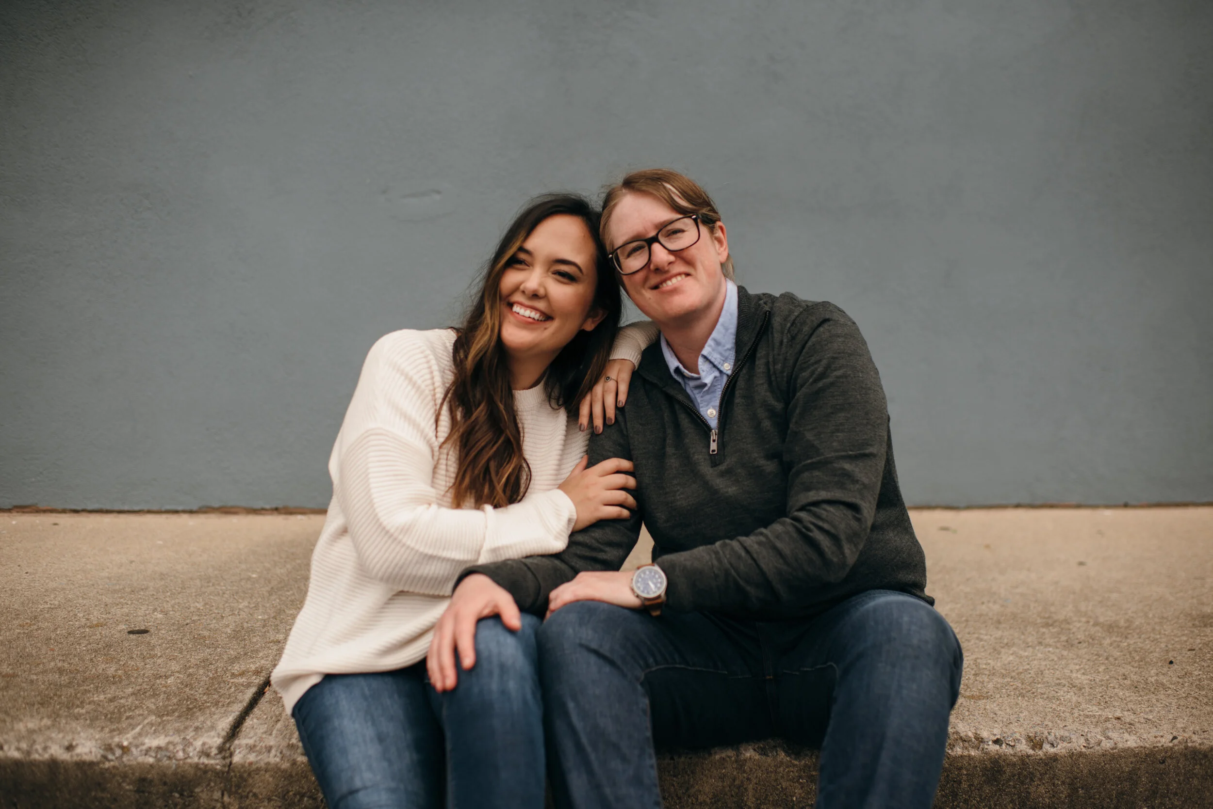 Mady &amp; Ingrid - Greenville Engagement Session 