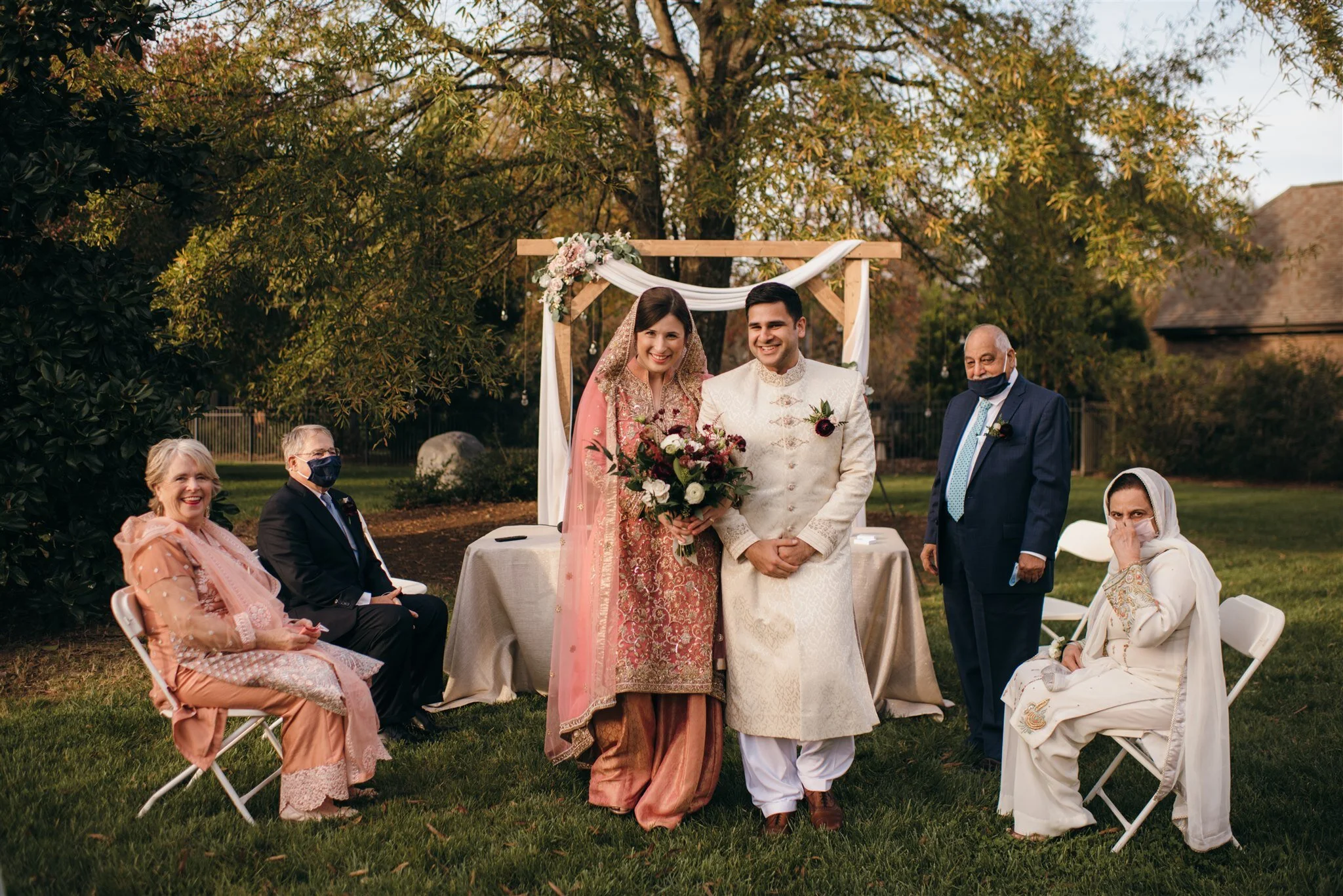 Annie &amp; Asif - Islamic Backyard Micro-Wedding in Charlotte 