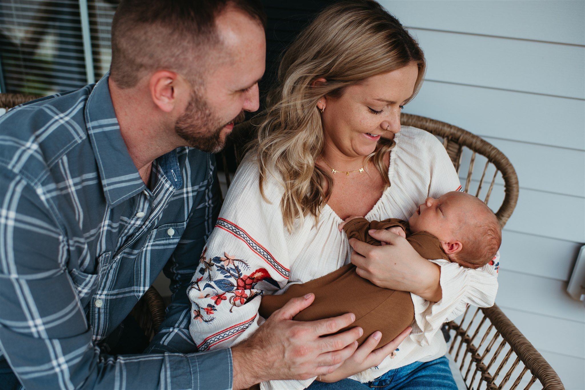 Shannon &amp; Tim - In Home Newborn Session 