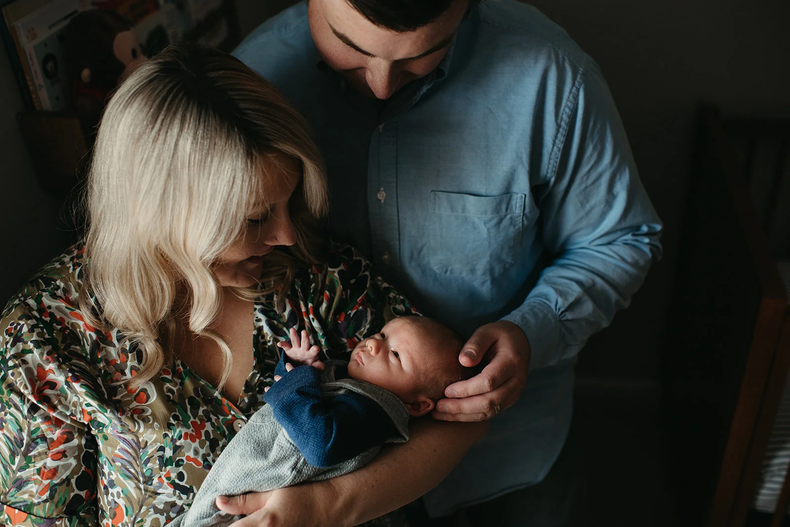 Jessica &amp; Chris - Reid Newborn Session - Raleigh Newborn Photographer 