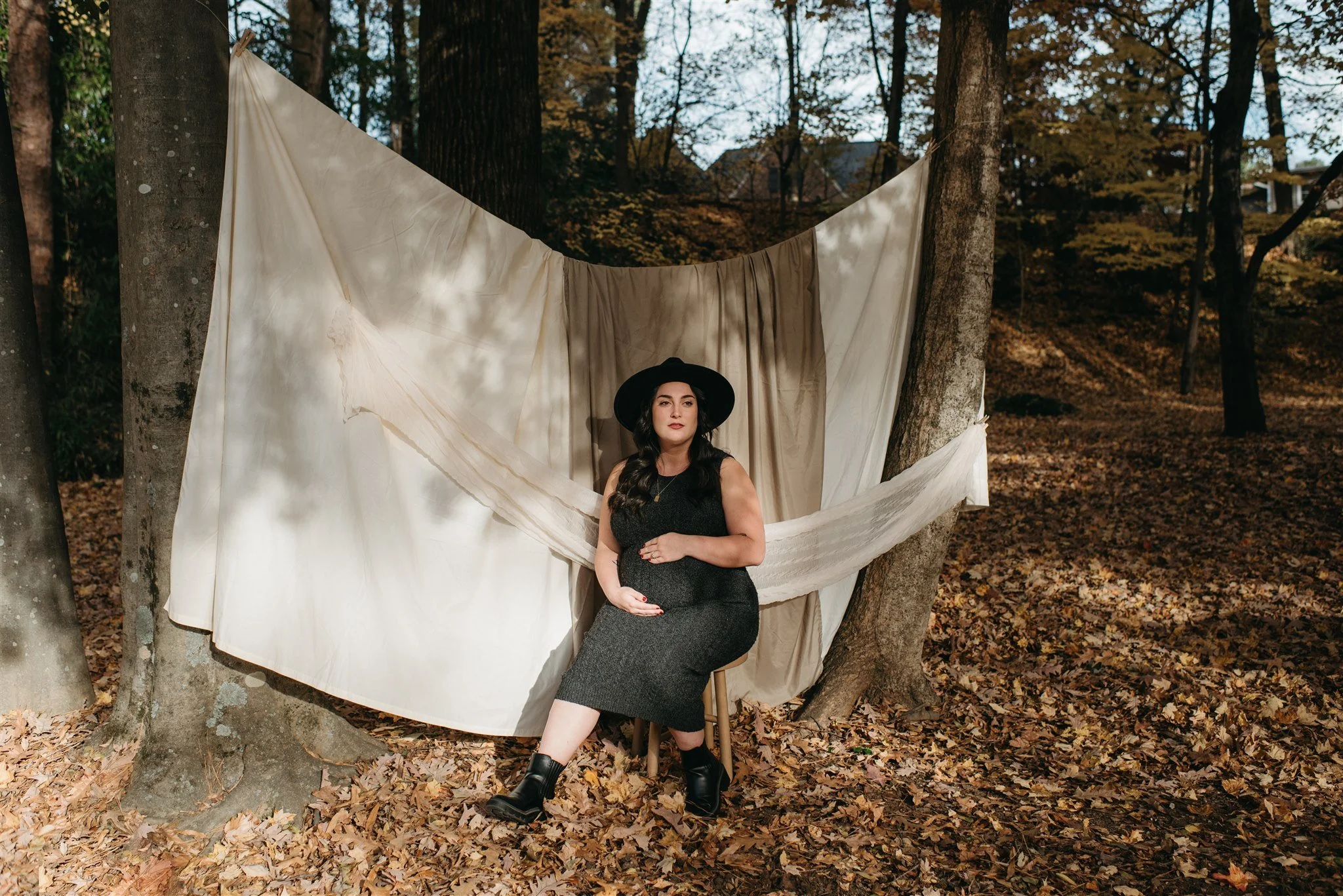 Austin - Raleigh Rose Garden Maternity Session - Raleigh Maternity Photographer 