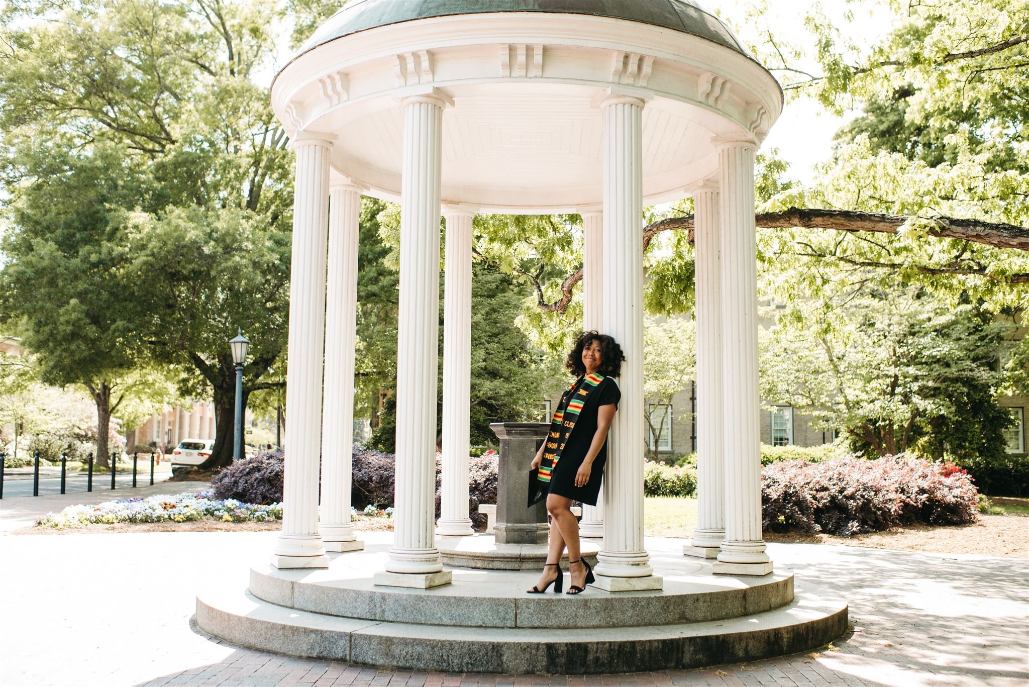 UNC Senior Photos with Chapel Hill Senior Photographer 