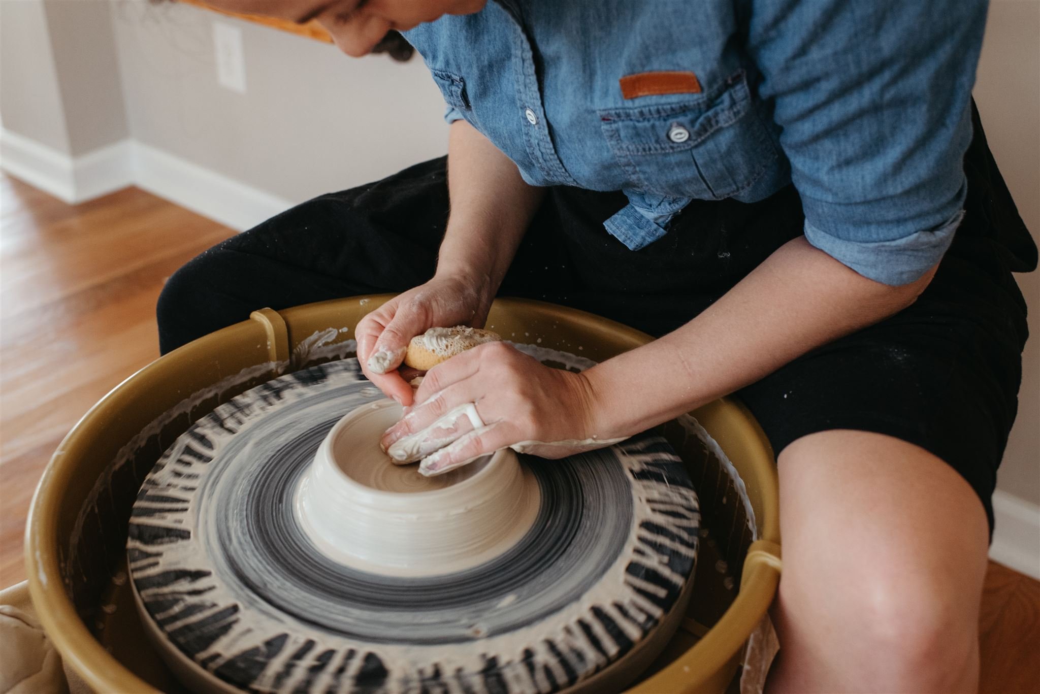  Pottery Studio Branding Photography in Raleigh with AK Studios  