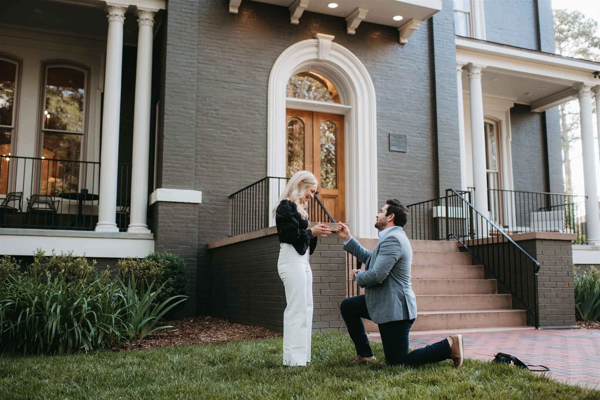 Heights House Proposal in Downtown Raleigh - Sarah &amp; Parke 