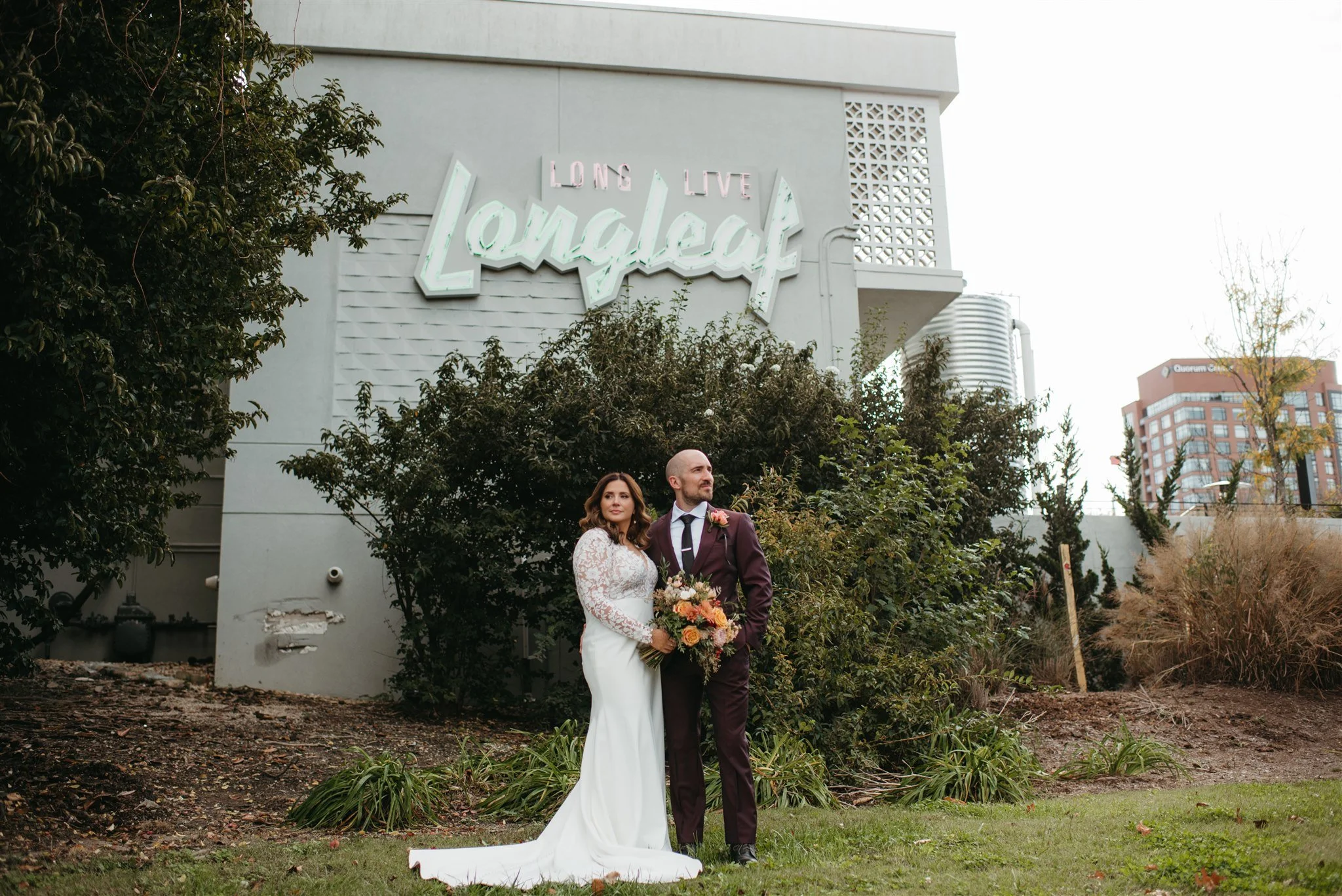 Downtown Raleigh Wedding at Melrose Knitting Mill &amp; Longleaf Hotel with Laura &amp; Dan