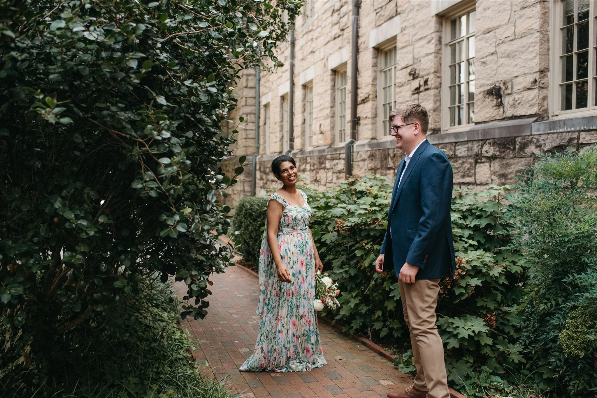 Intimate Elopement at Caffe Luna in Downtown Raleigh - Adam &amp; Dee 