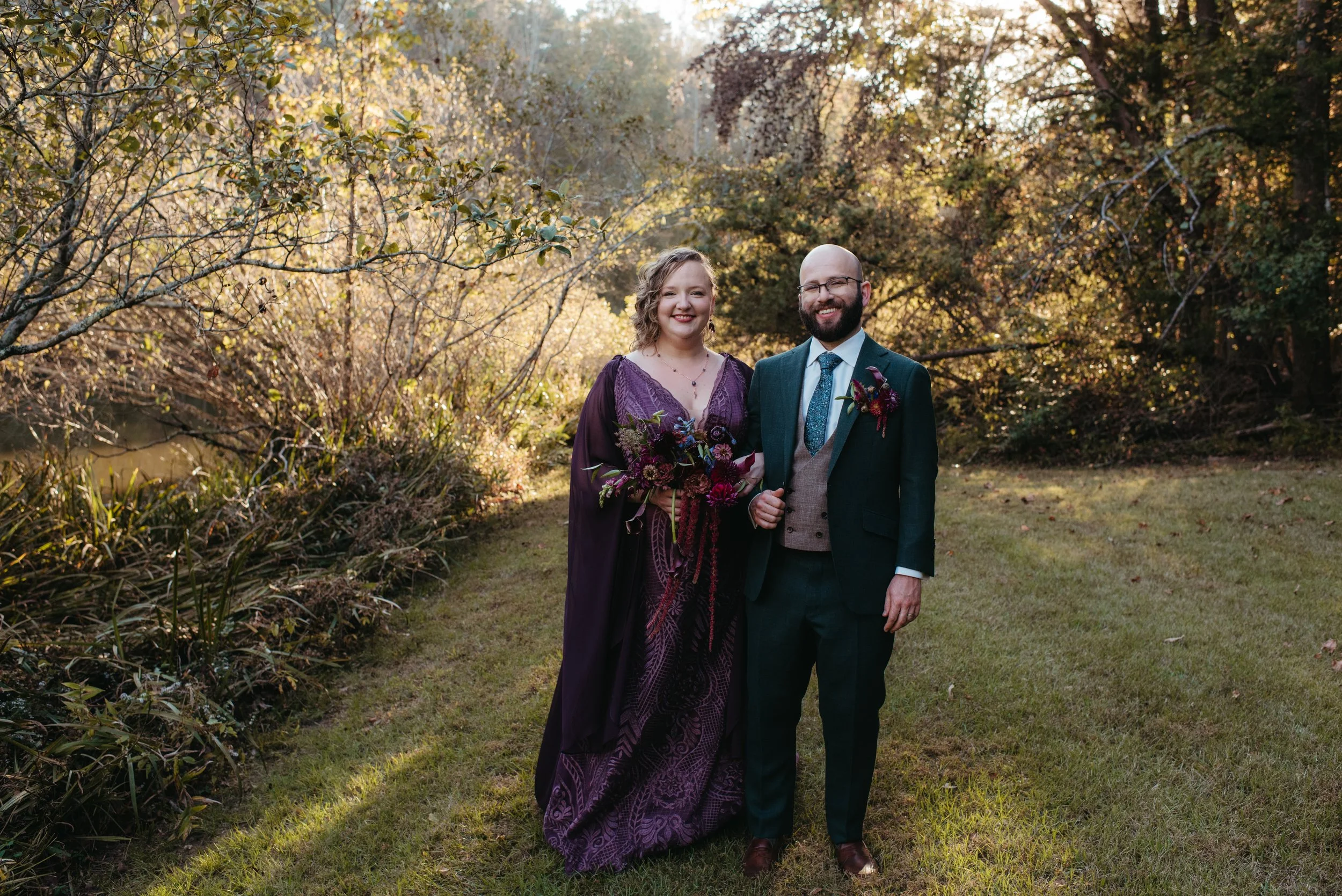 Enchanting, Earth, Ember Wedding at Timberlake Earth Sanctuary with Jade &amp; Trent