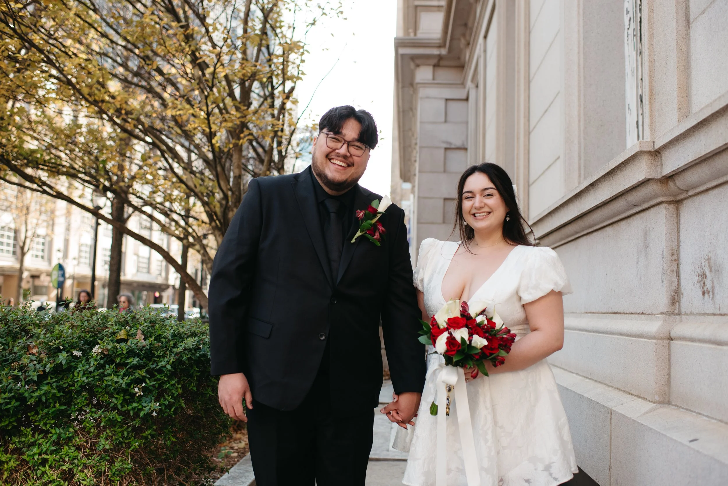 Heartwarming Courthouse Wedding in Downtown Raleigh with Lillian &amp; Kris