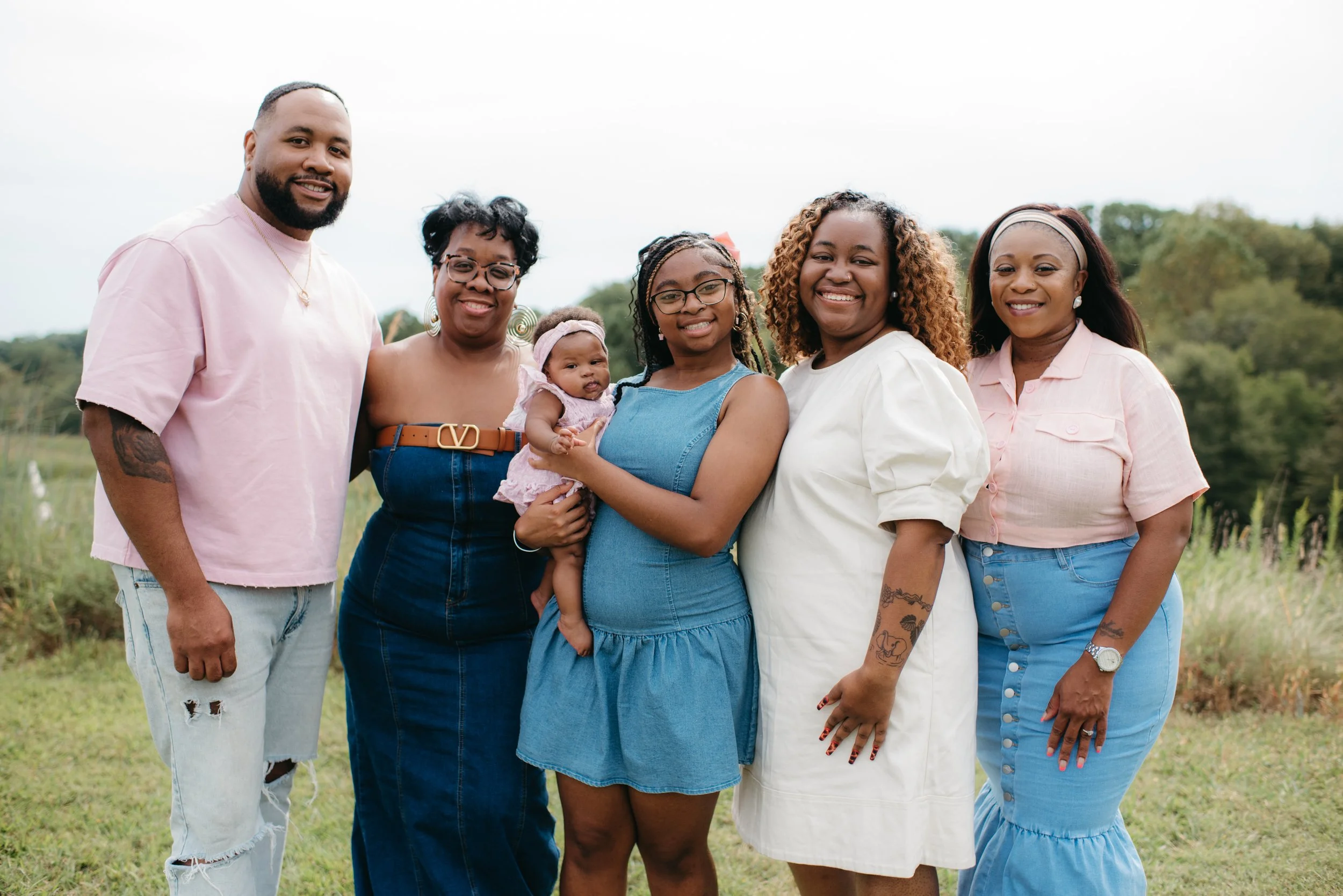 Sweet Heartfelt Family Photos at NCMA with Ciera and Family