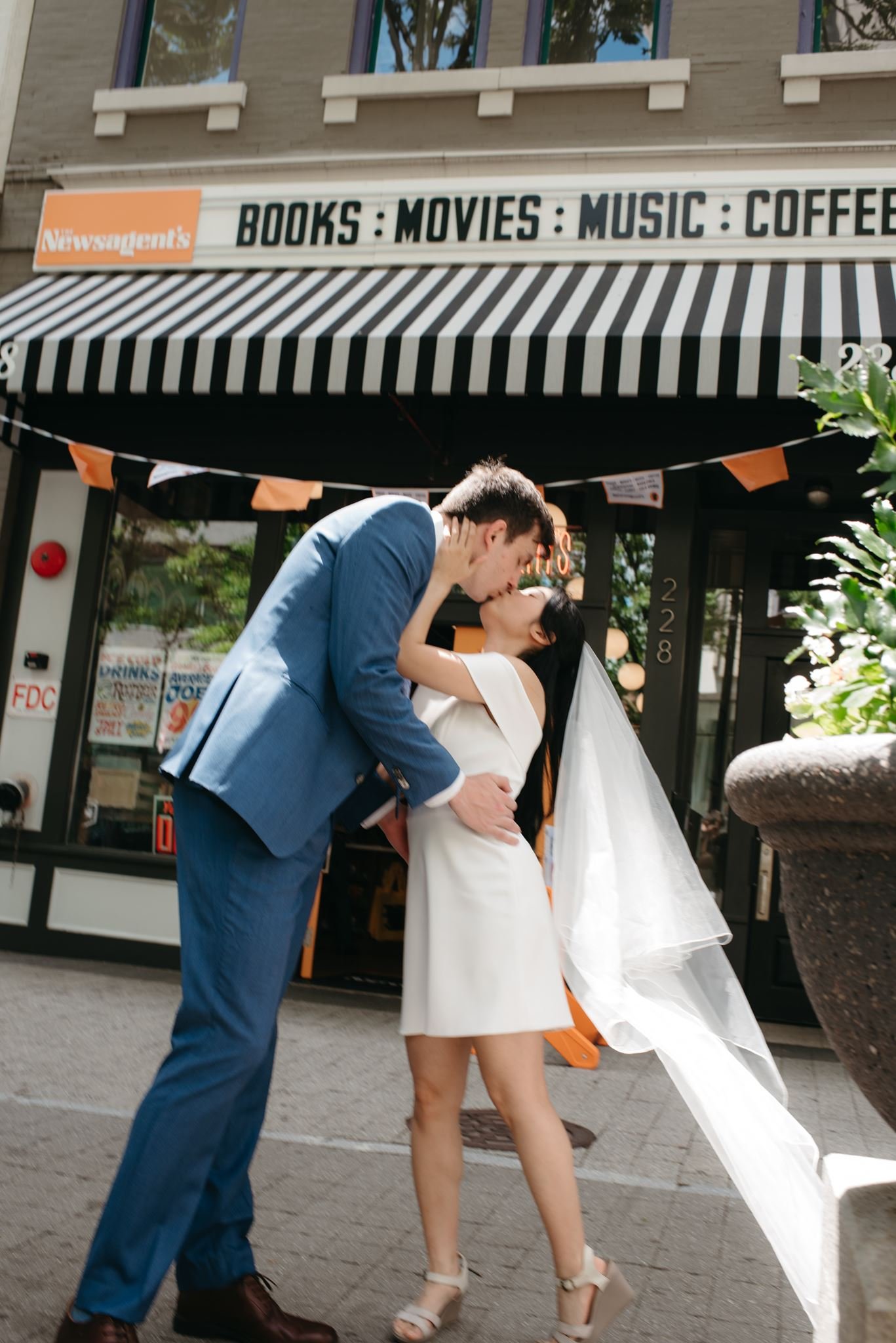 Small Courthouse Wedding and Portraits in Raleigh and at The Umstead with Brian and Min