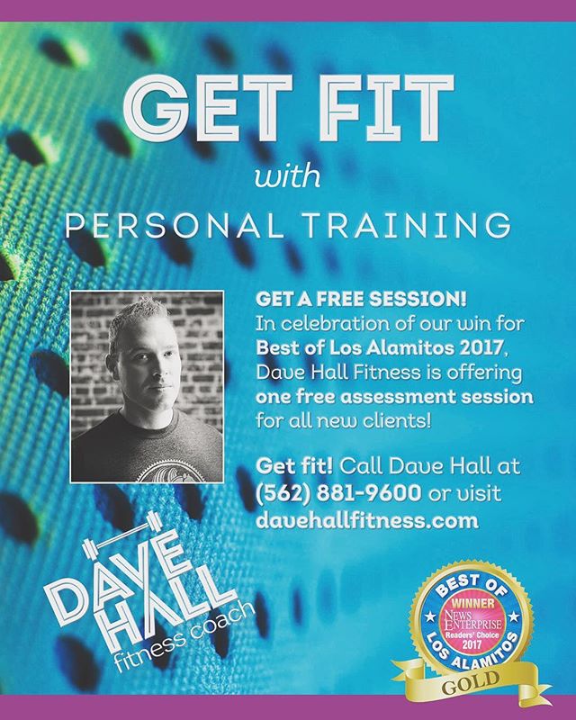 Voted top fitness professional in Los Alamitos for 2017!