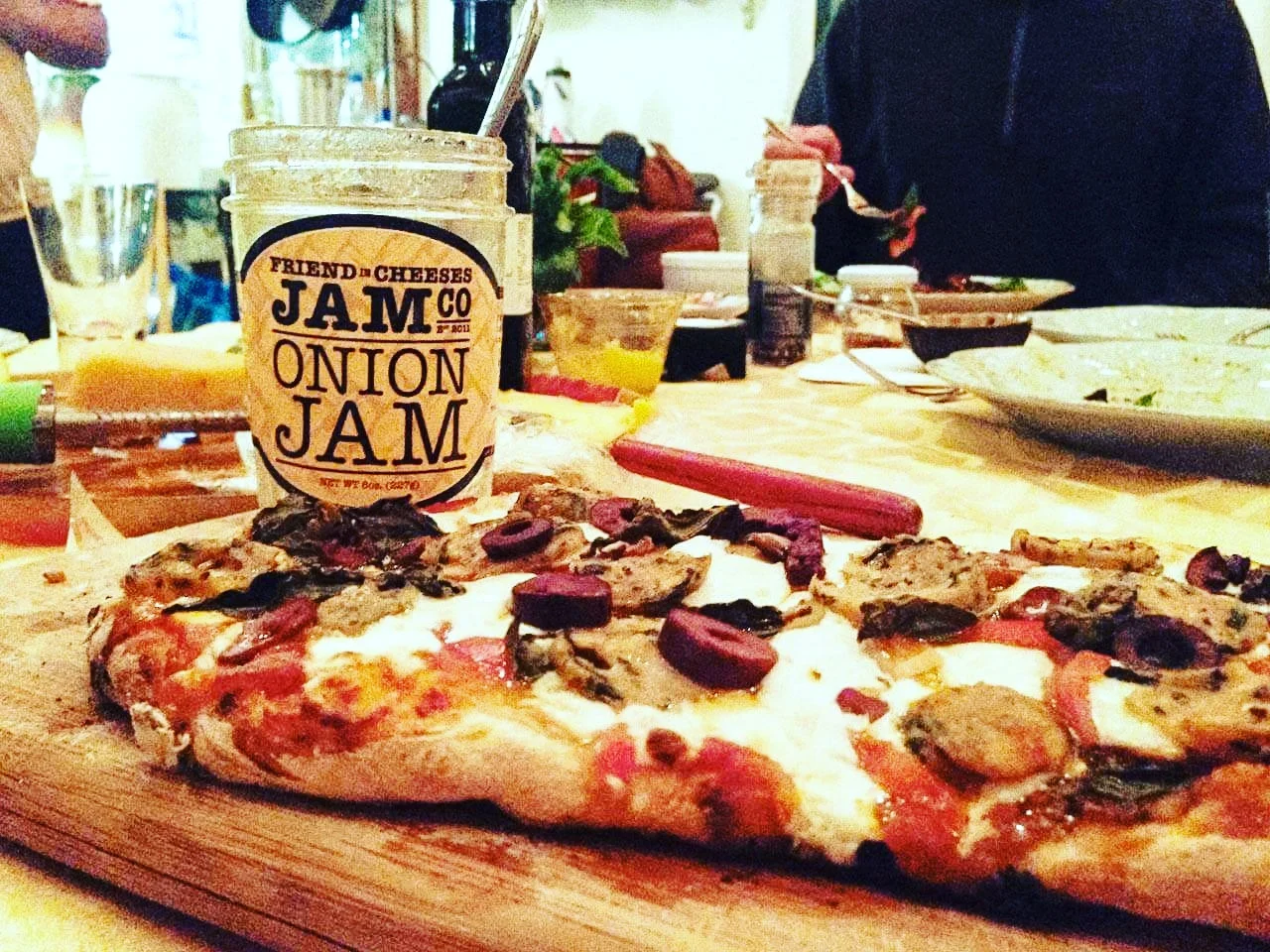 Slather Onion Jam onto pizza dough for an amazing sauce!