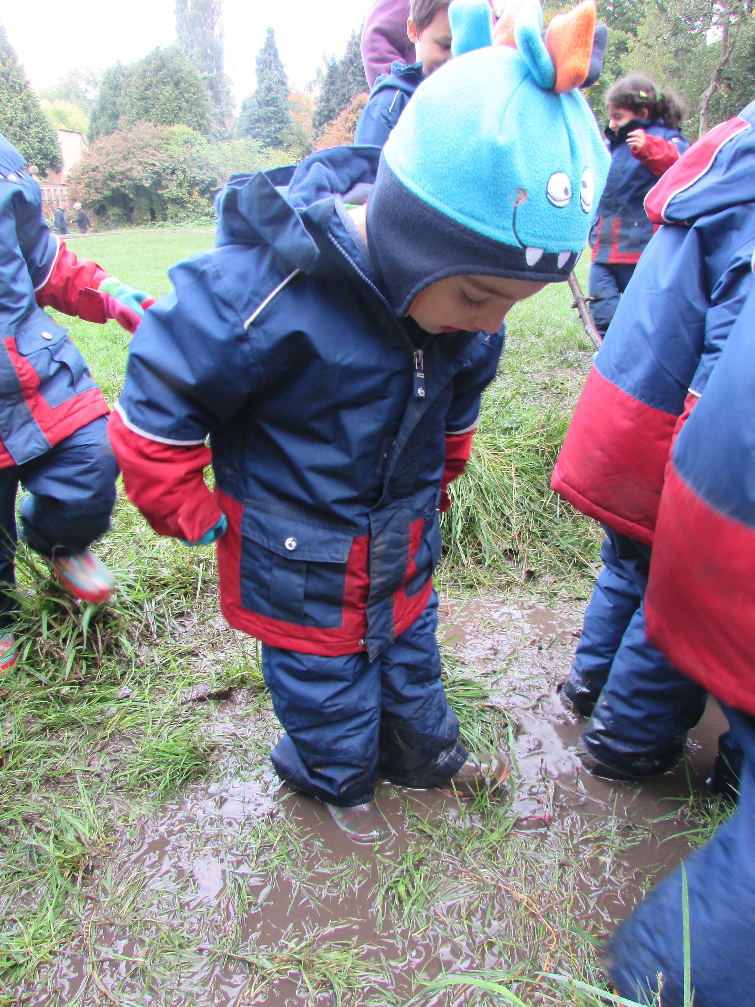 It’s not too deep…but I’m watching for crocodiles!!