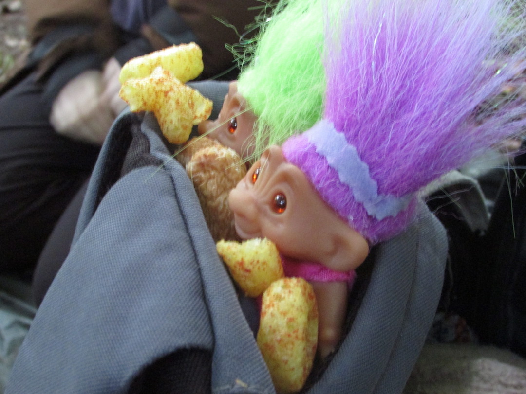 Oh yes, and we also found some Norwegian visitors in the woods today!!
