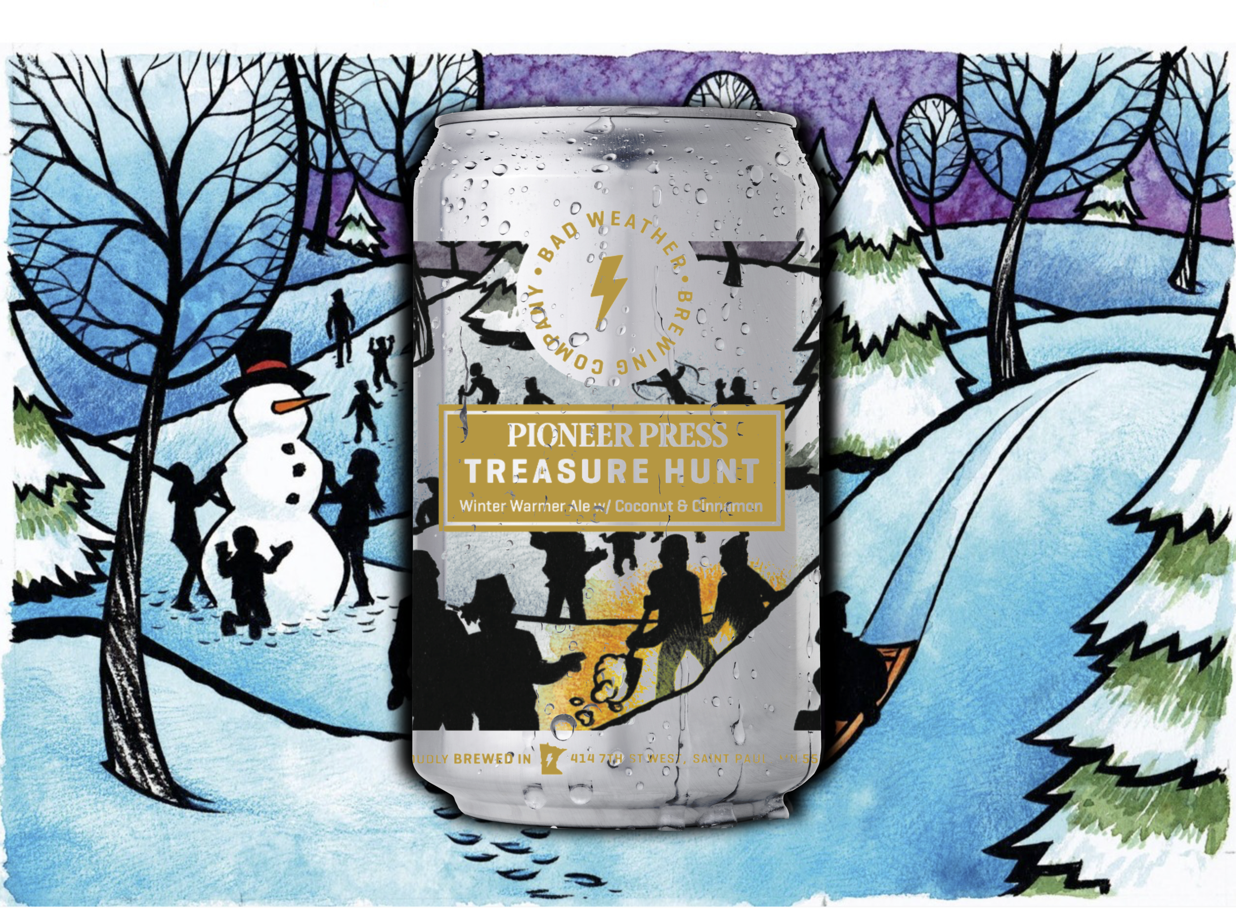 Pioneer Press Treasure Hunt Beer Release &amp; Ice Bar