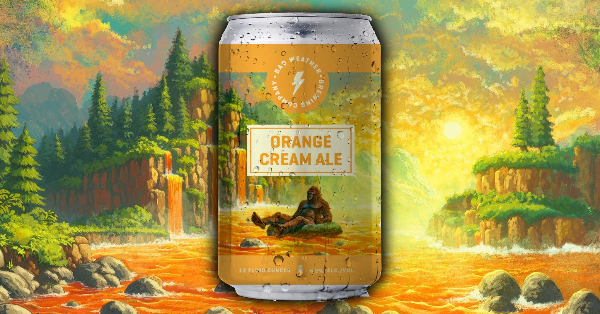 Orange Cream Ale Release week is here! Our taproom favorite will be hitting liquor stores in 6-packs this week (delivery date varies by store) and will be available in nitro for bars and restaurants to carry. 

This is a Classic Cream Ale but brewed 