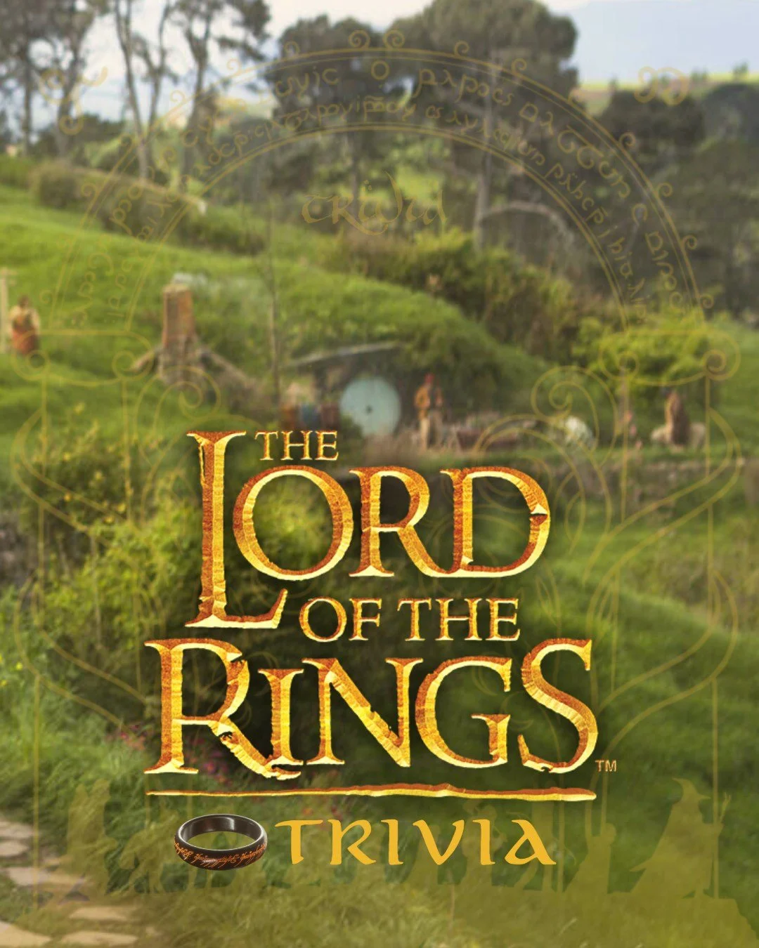 Thursday at 7pm. 

All shall love trivia and despair!

From the forging of the One Ring to po-tay-toes to knowing your Celeborns from your Celebrimbors, this game is for anyone who&rsquo;s ever wanted to yeet Isildur into Mount Doom, draw swords toge