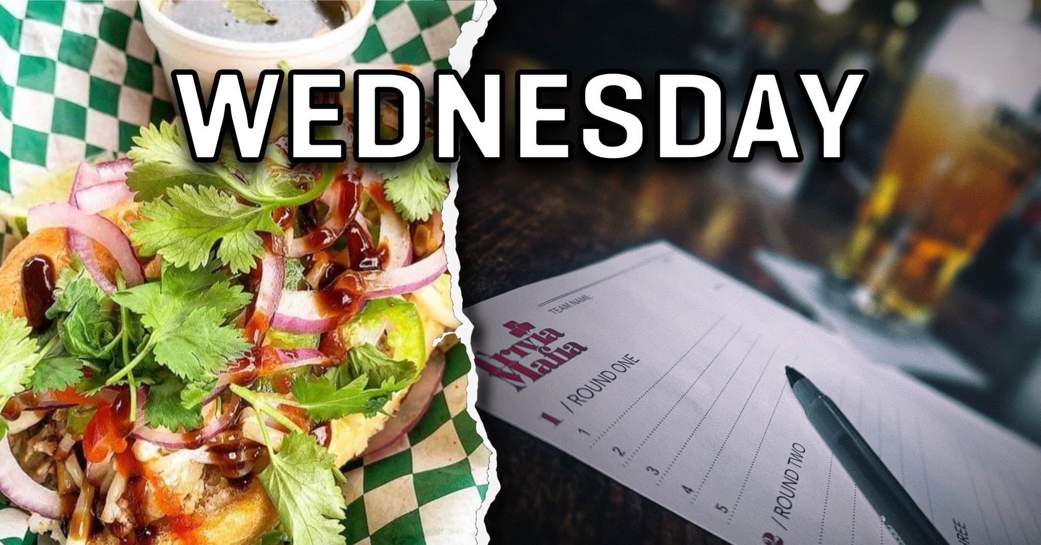 Happy Wednesday!

Today @russellstravelingkitchen will be serving the taproom and  @triviamafia will be quizzing you and your crew starting at 7pm