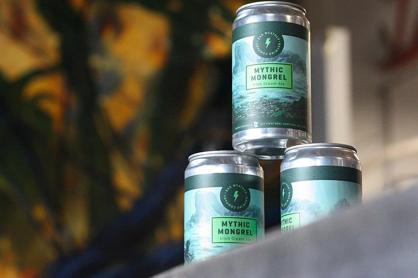 Happy St. Patrick's Day!

Make sure to be safe, have fun and don't forget to sip on our Irish Cream Ale. This brew pairs well with Irish Folklore, reminiscing with old friends, and partaking in legendary shenanigans.

The illustration for our Mythic 