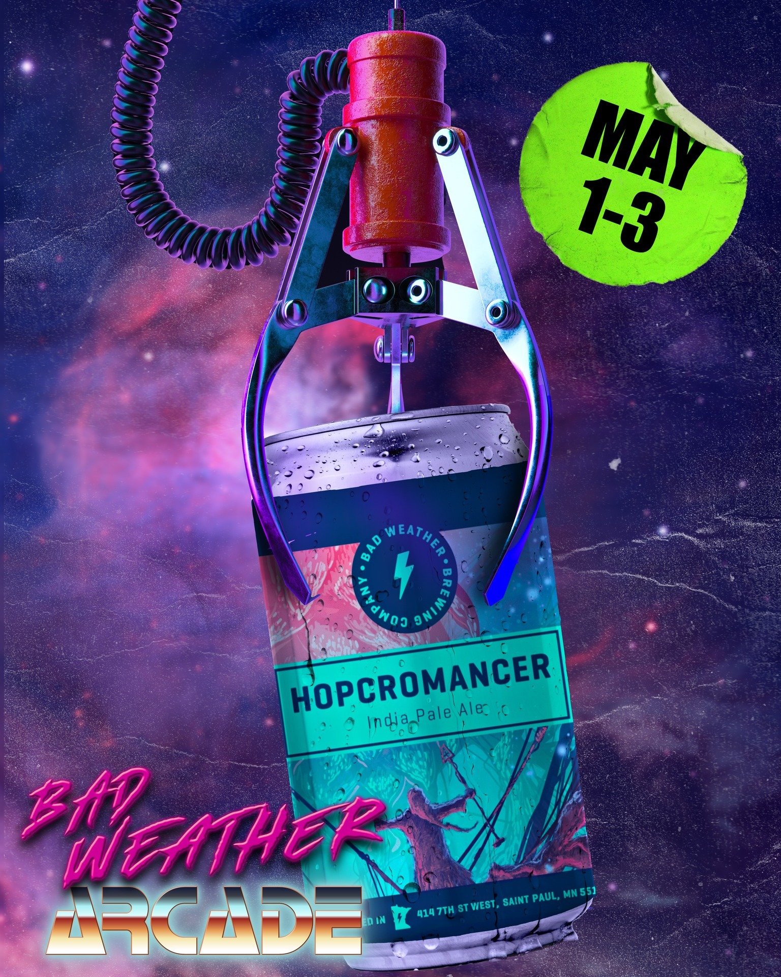 MARK YOUR CALENDARS. Our Weekend-long Family Friendly Outdoor Arcade Party is returning May 1st-3rd! 

---

All weekend long we transform our entire outdoor space into a retro outdoor arcade, reminiscent of the golden era of gaming. Tents and portion