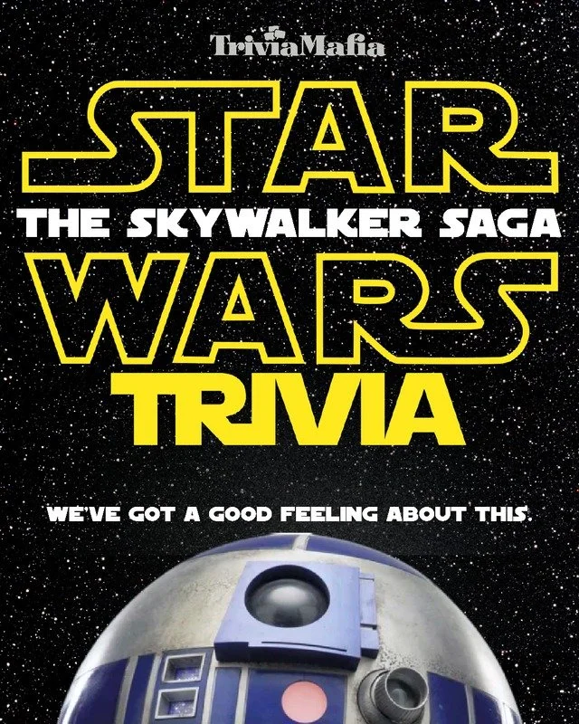 Happy May the Fourth. Tonight at 7pm we are hosting Star Wars Trivia to celebrate Star Wars Day. Questions will be focused on the Skywalker Saga films. 

We would be honored if you would join us.