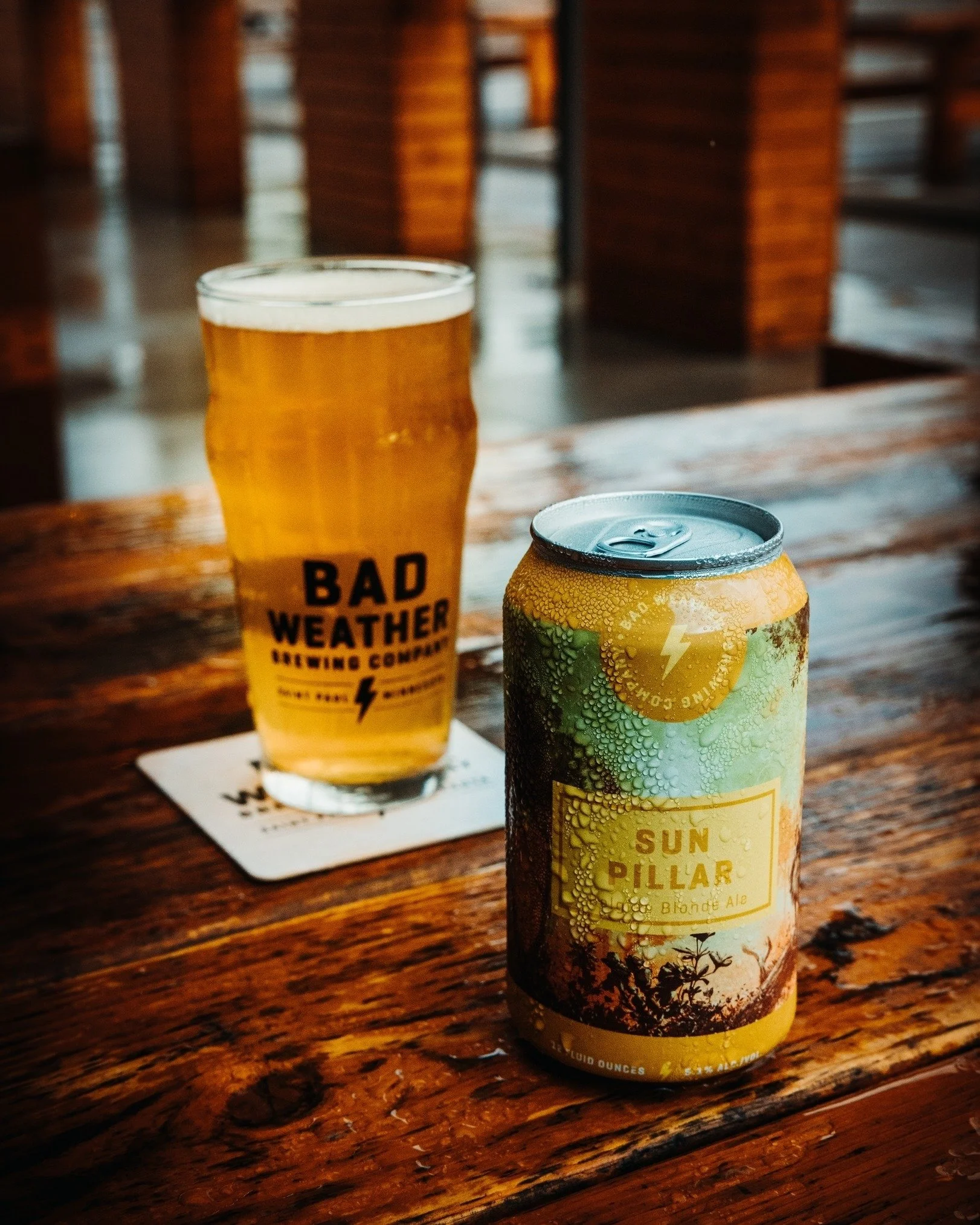 A bright spot in our line up, SUN PILLAR Belgian Blonde is officially back and will be hitting stores and around town starting this week. Also available at the taproom, duh. 

"Light and delicious, with a bit more depth than your average Blonde 