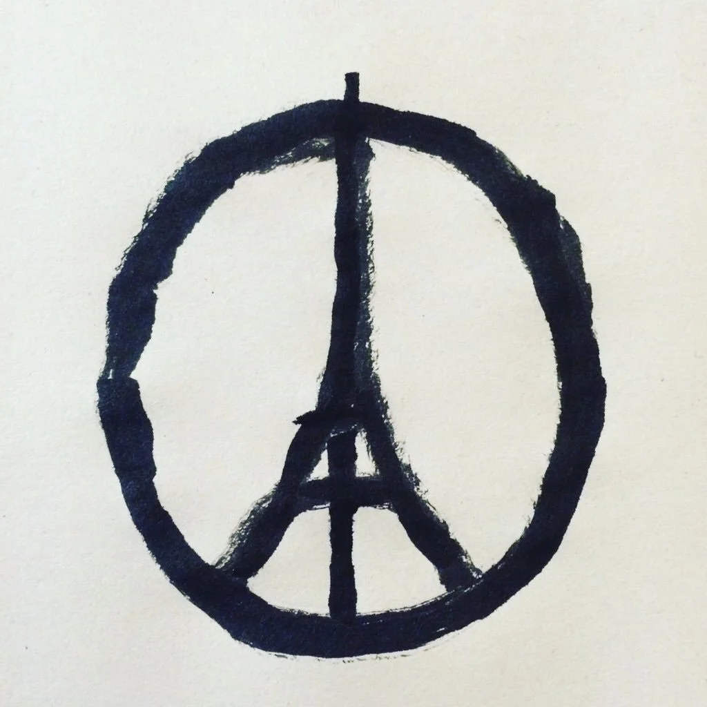 Peace for Paris by @jean_jullien on Teitter