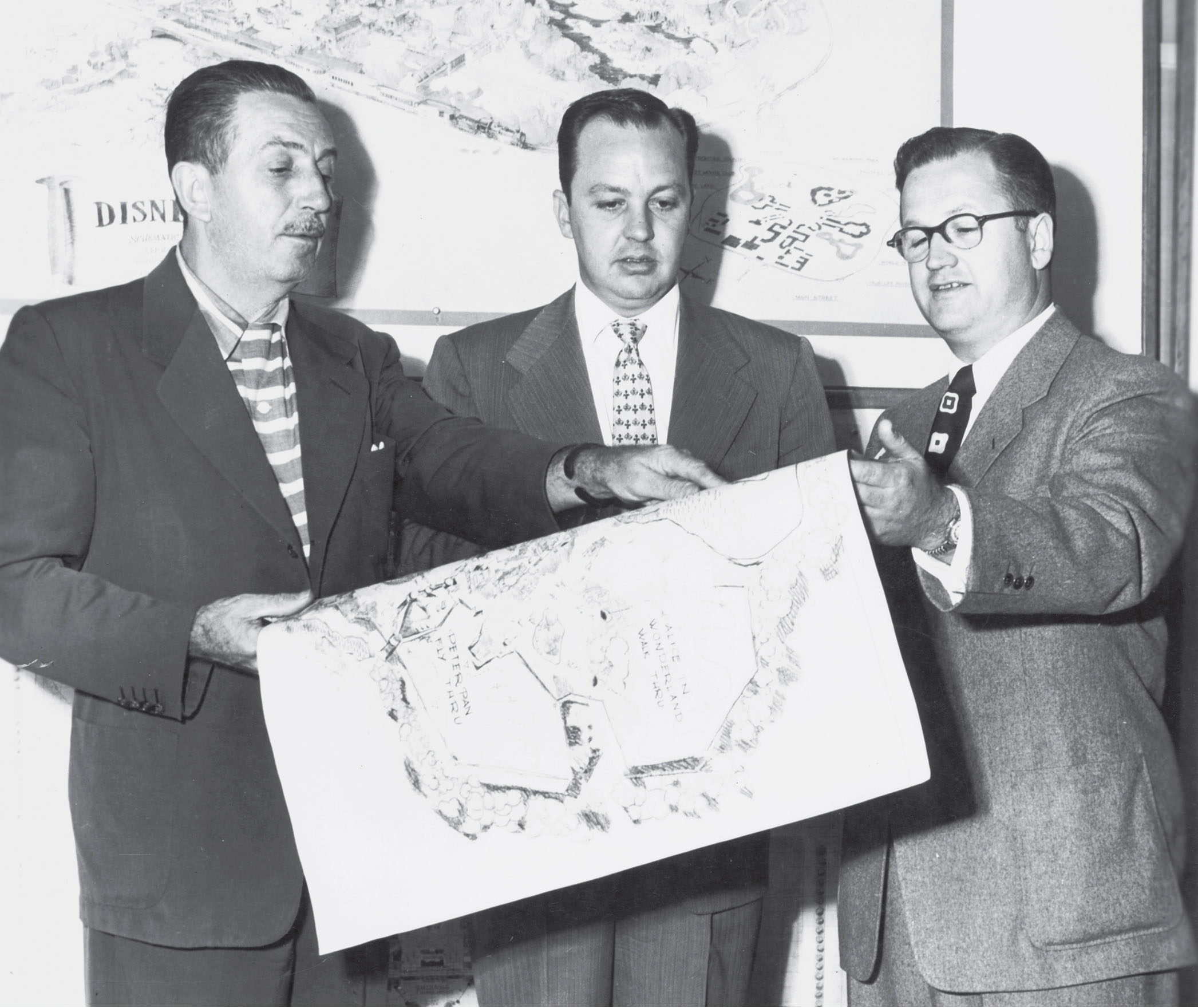 Walt Disney, CV Wood & Harrison "Buzz" Price