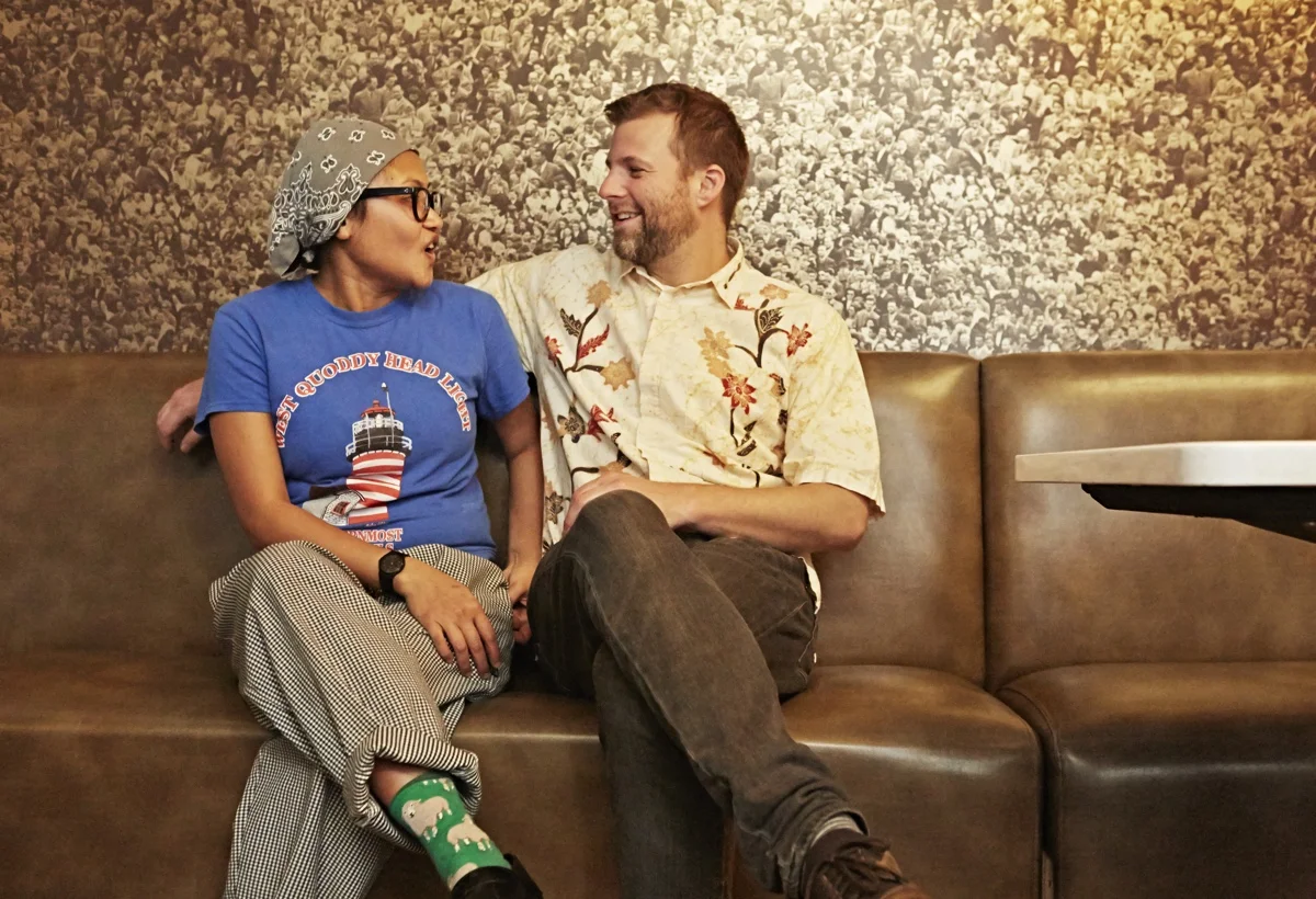 Retno and Pete at a recent pop up at Mamaleh’s. Photo Credit: Nina Gallant .