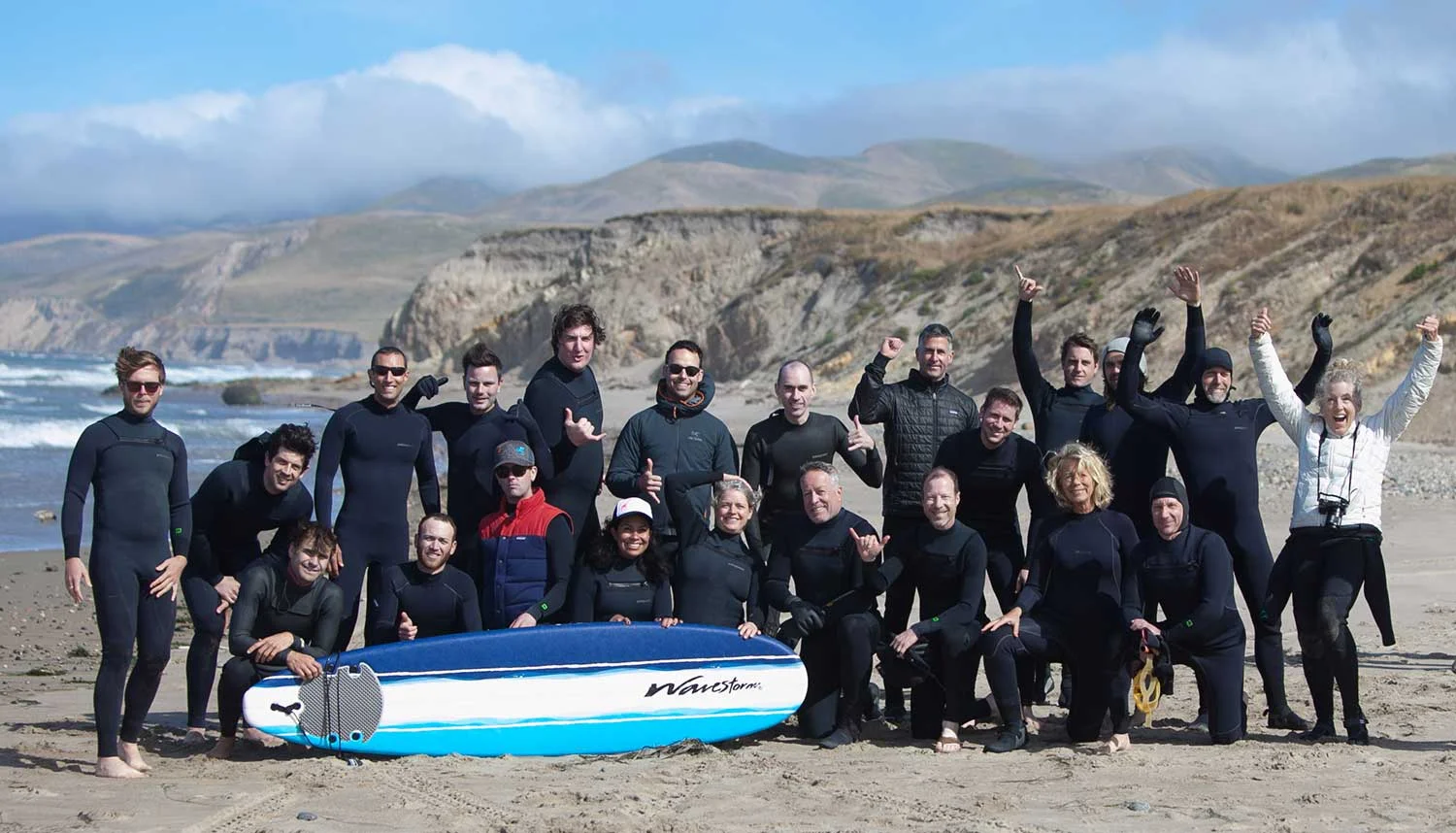 “Everyone was so positive and it was hard not to get pulled right into the vortex of stoke and out of the comfort zone"