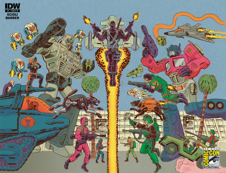 SDCC Retailer Incentive Cover Art By: Tom Scioli