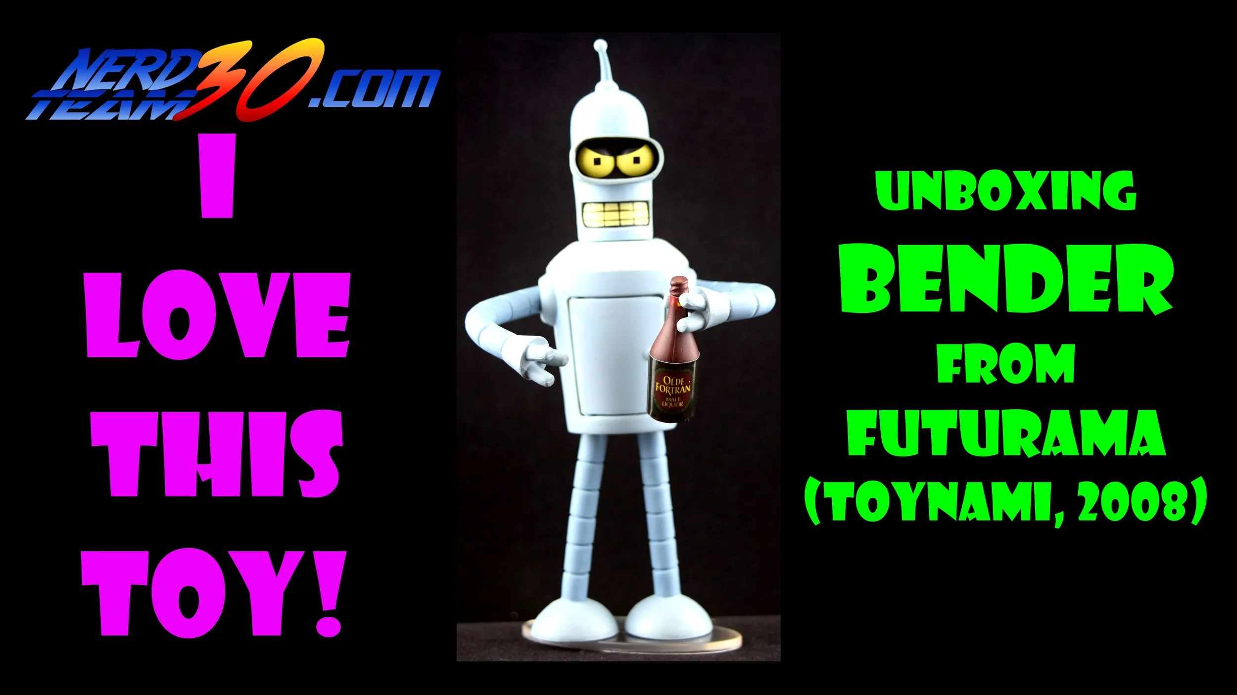 Unboxing Bender From Futurama (Toynami, 2008)