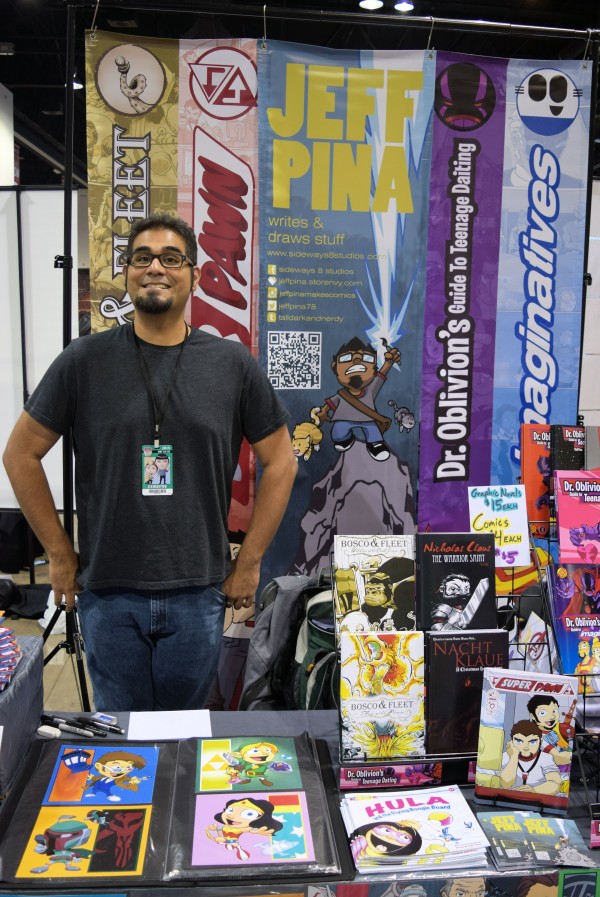 Jeff Piña at Denver Comic Con 2015.