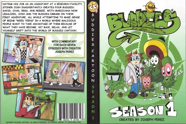 Buddies Cartoon Season 1 DVD cover.