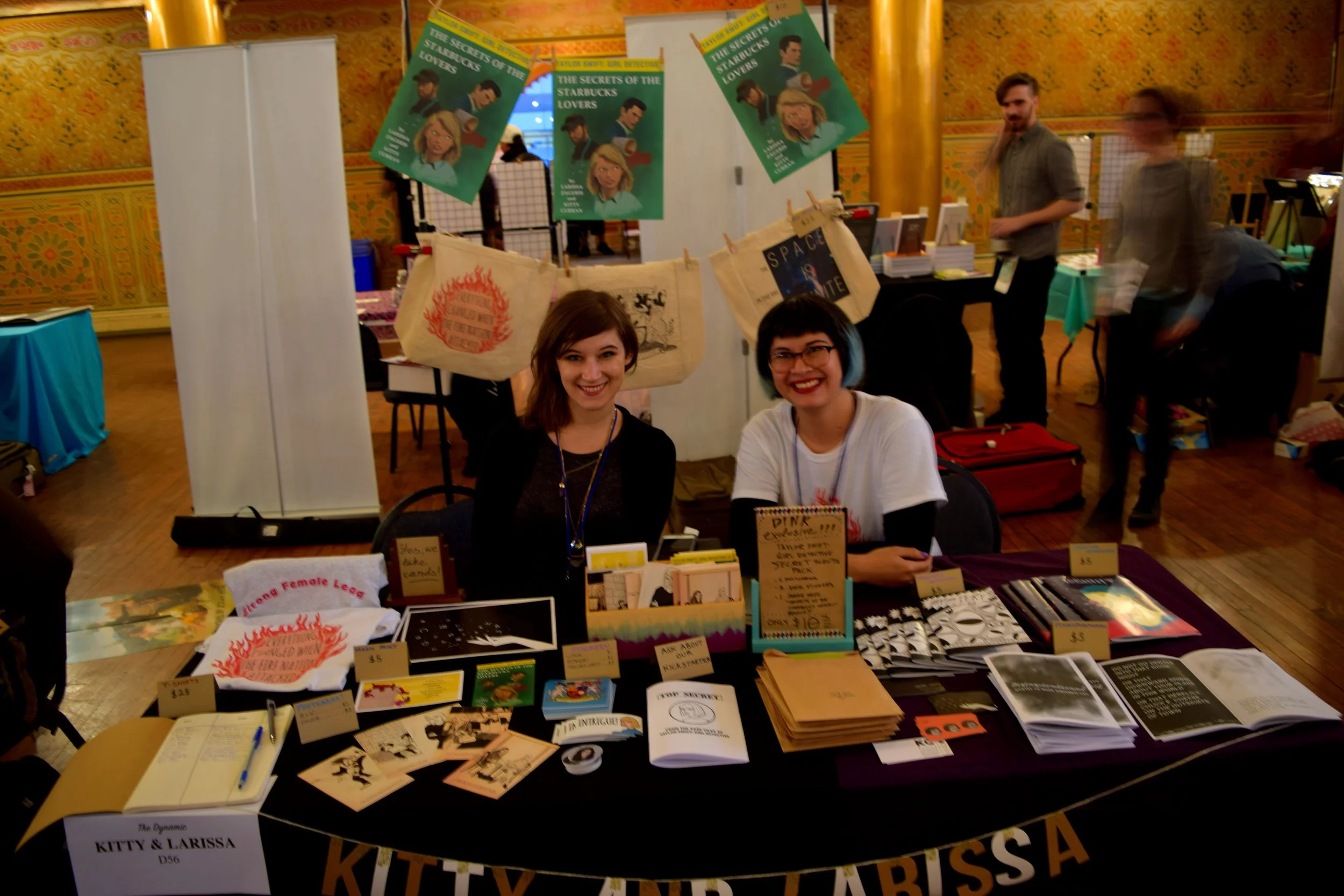 Larissa Zageris & Kitty Curran at DINK 2016.