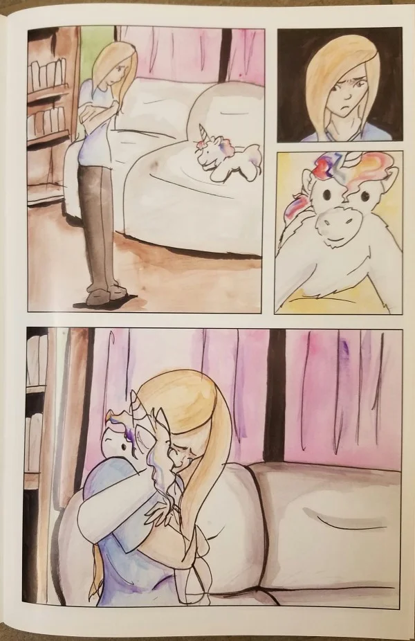A page from Until Then by Bri Crozier.