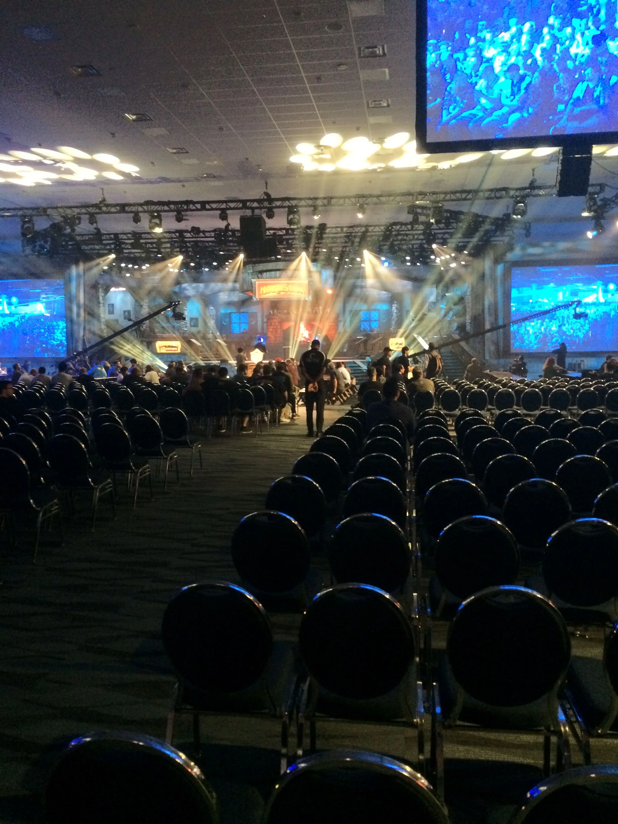 HearthStone stage at BlizzCon 2017.
