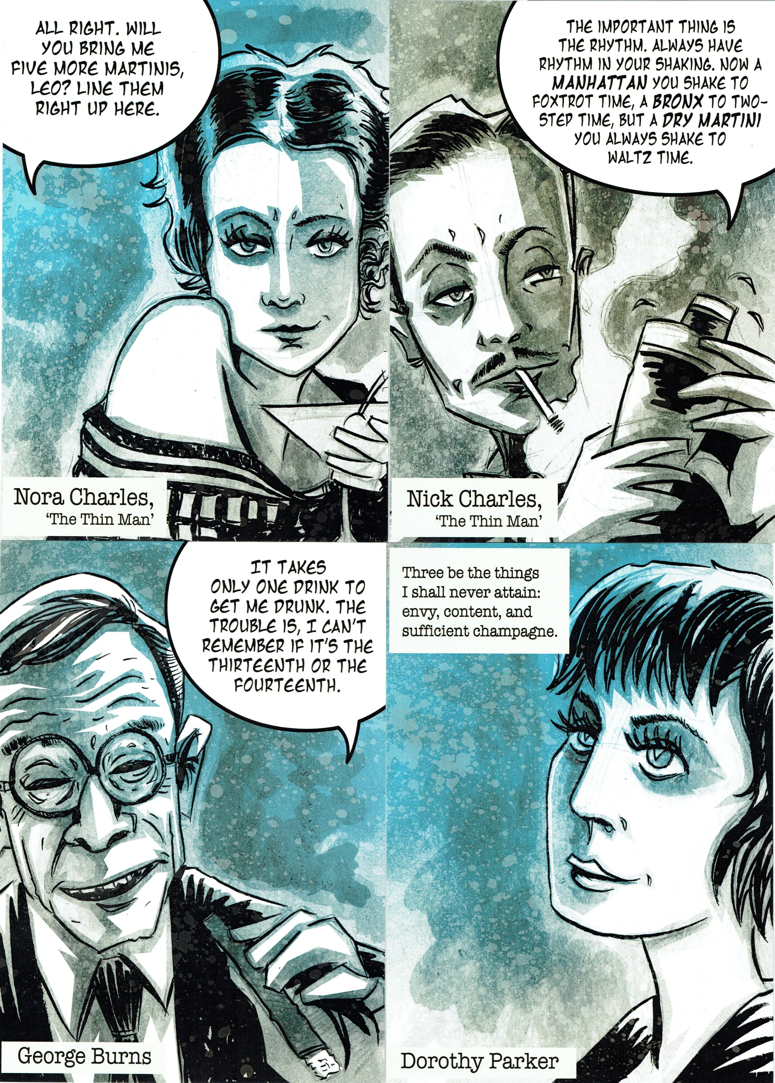 Booze Banter prints by Karl Christian Krumpholz.