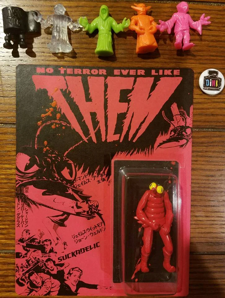 Custom toys from The Sucklord at DINK 2017.
