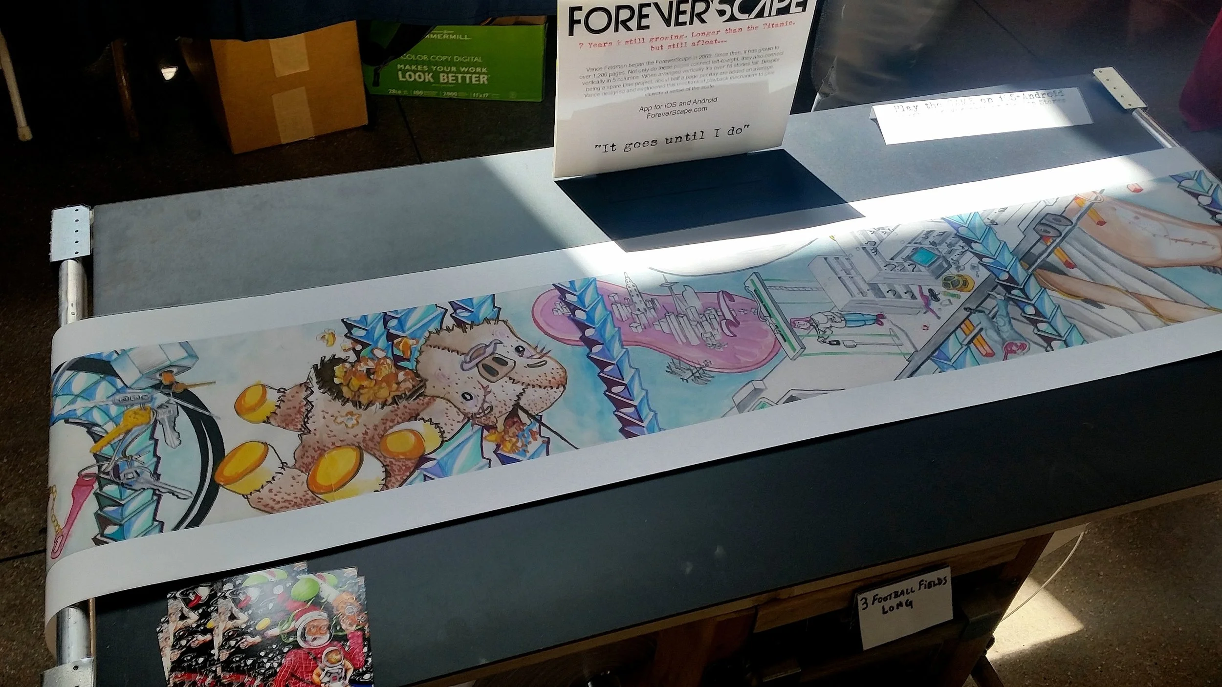 The Foreverscape by Vance Feldman on display at DINK 2017.