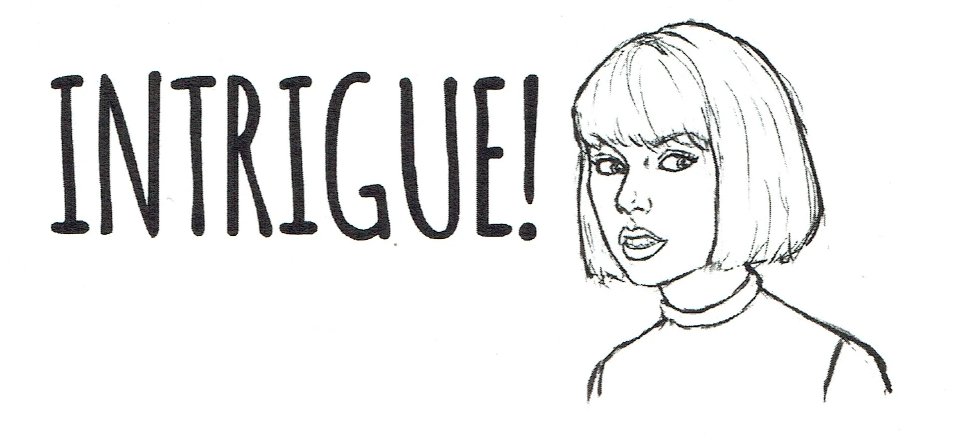 Taylor Swift: Girl Detective - Intrigue sticker.
