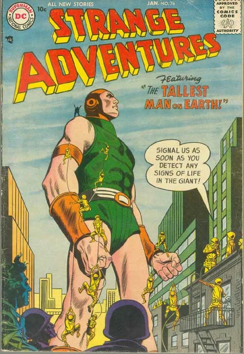 Strange Adventures (1950) #76. Pencils by Gil Kane, inks by Joe Giella.