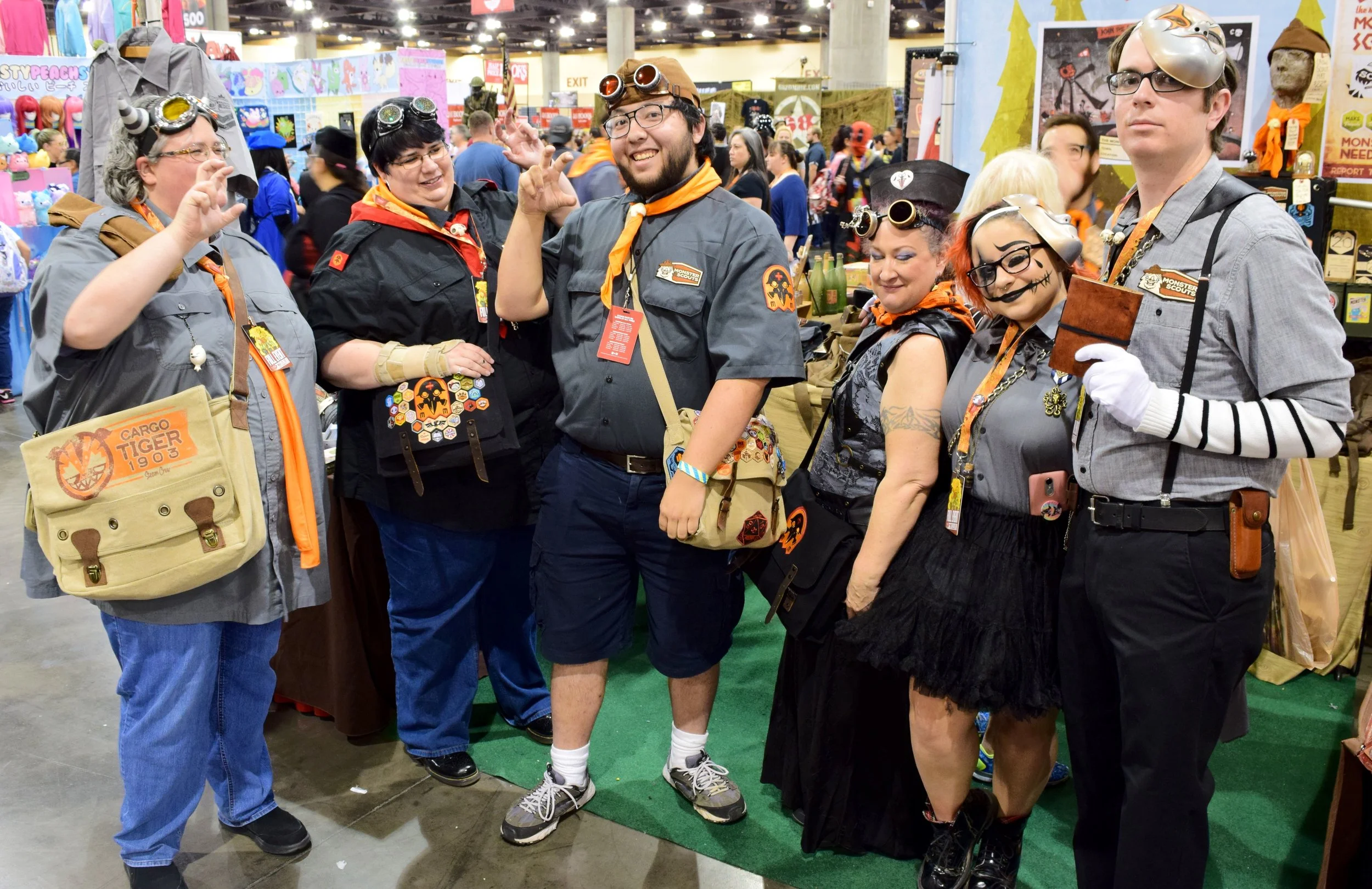 Monster Scouts Assemble at Phoenix Comic Con 2017.