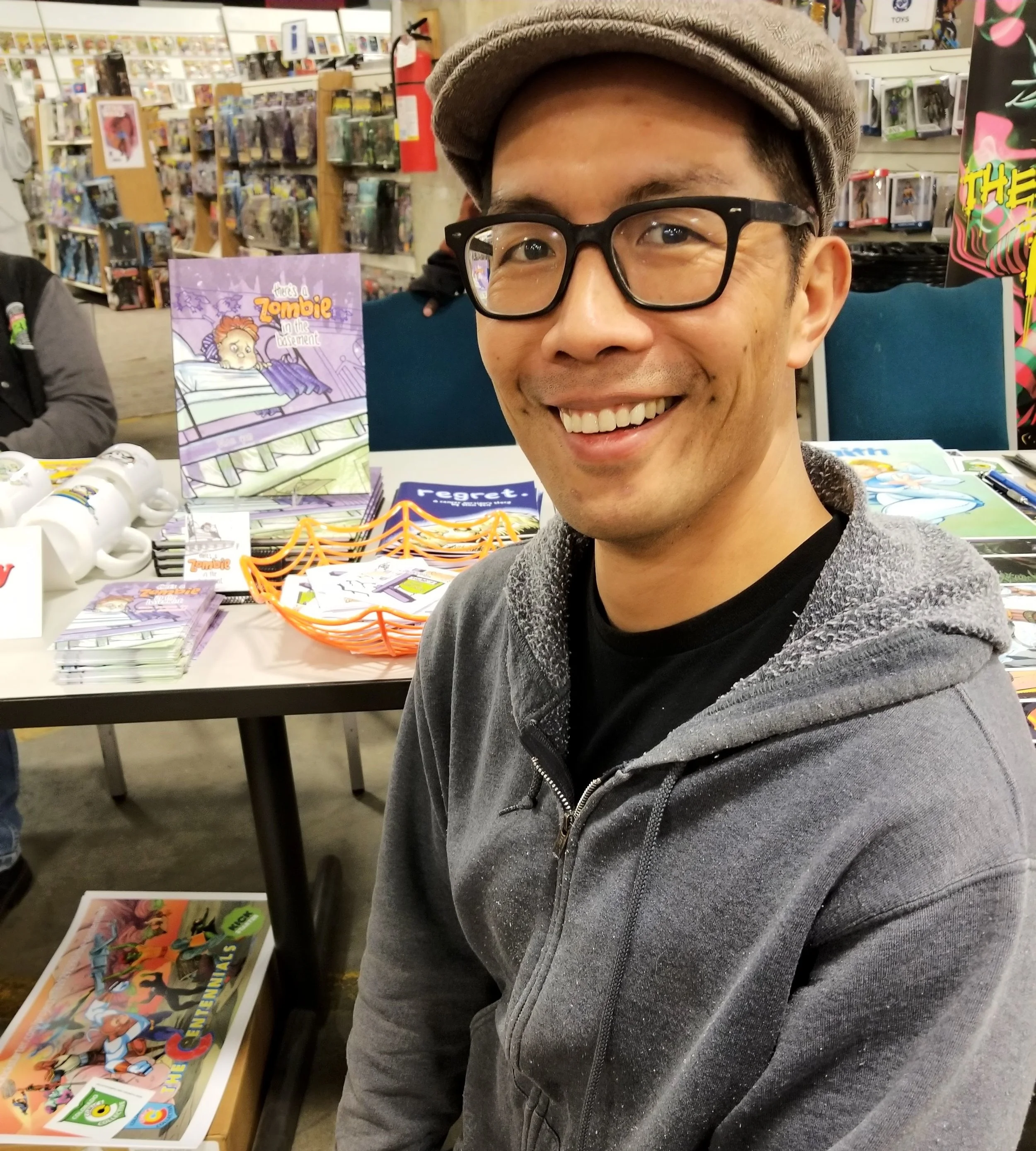 Stan Yan at the Centennials launch party.