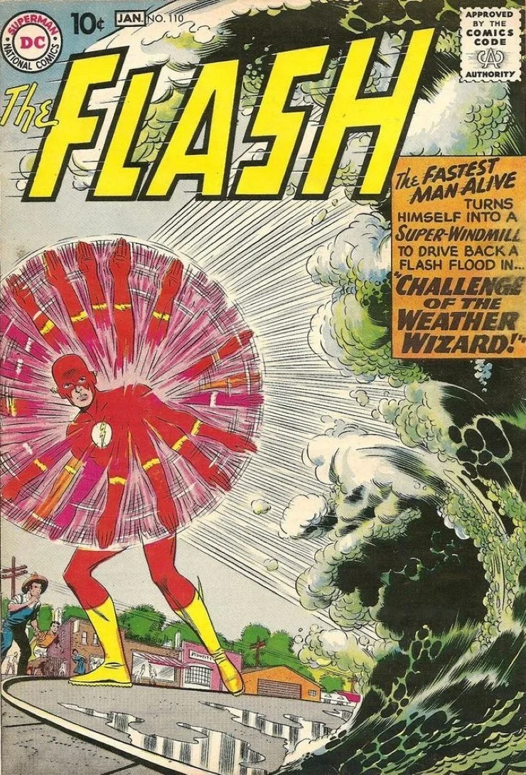 The Flash #110. Pencils by Carmine Infantino.