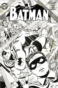 Carmine Infantino and Murphy Anderson original cover art for Batman #196