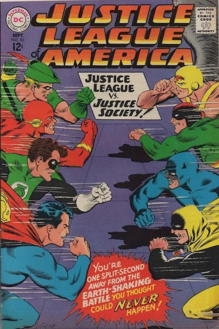 Justice League of America #56. Pencils by Carmine Infantino.