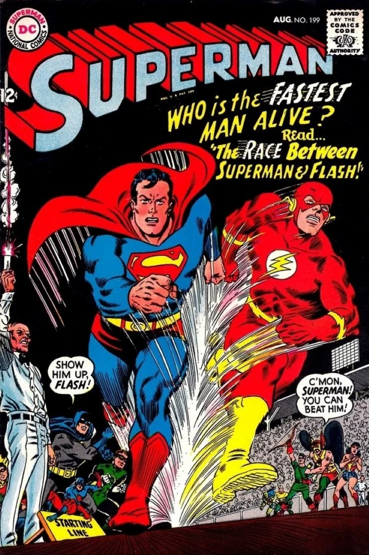 Superman #199. Pencils by Carmine Infantino.