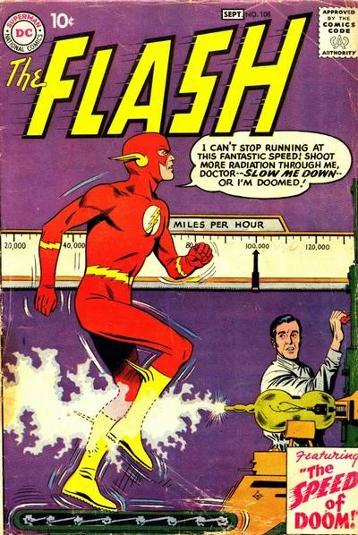 The Flash #108. Pencils by Carmine Infantino.